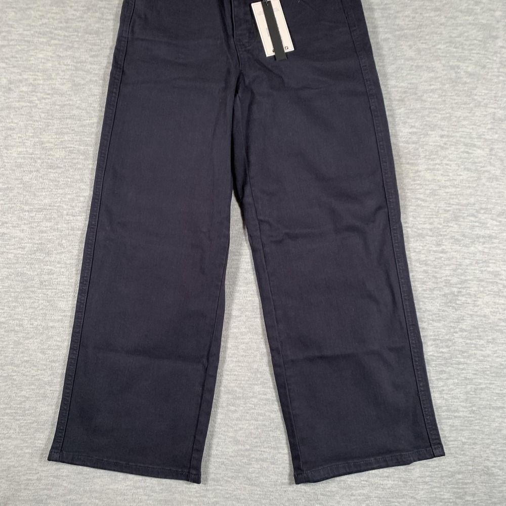 Judy Blue Vineyard Date Jeans Womens 1/25 Navy High Waist Wide Leg Crop Stretch - Picture 3 of 16